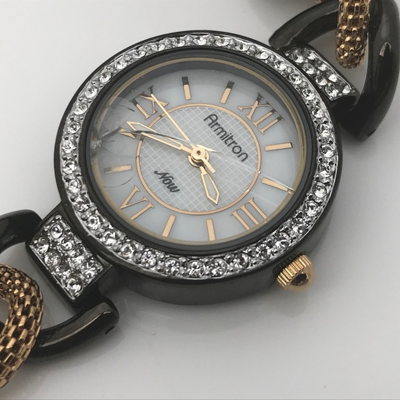 Armitron Now Ladies Watch Brown Gold Tone Analog - Picture 4 of 8